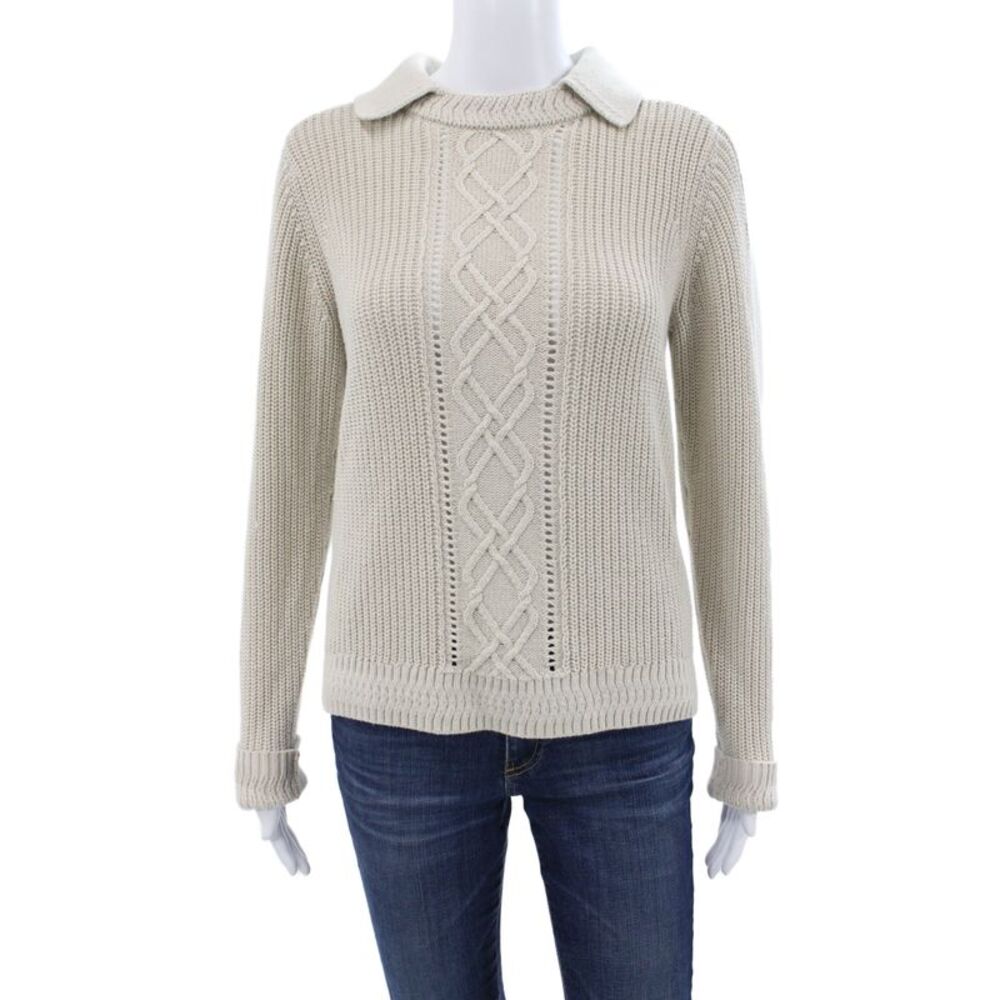 Alp N Rock Unisex Beige Pullover Sweater Size S
